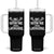 Funny Don't Mess With Me I Play Lacrosse Tumbler With Handle Vintage Lax Sticks TS11 One Size: 40 oz Black Print Your Wear