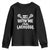 Funny Don't Mess With Me I Play Lacrosse Youth Sweatshirt Vintage Lax Sticks TS11 Black Print Your Wear
