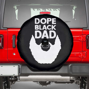 Funny Dope Black Dad Spare Tire Cover Father's Day Juneteenth History Month TS11 Black Print Your Wear