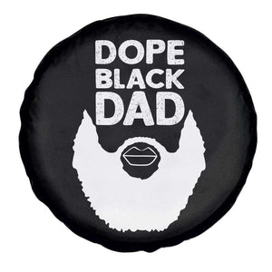 Funny Dope Black Dad Spare Tire Cover Father's Day Juneteenth History Month TS11 Print Your Wear