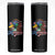 Funny Duck Merica Skinny Tumbler 4th Of July American Flag Patriotic Hunting TS11 Black Print Your Wear