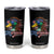 Funny Duck Merica Tumbler Cup 4th Of July American Flag Patriotic Hunting TS11 Black Print Your Wear