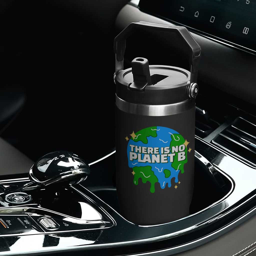 Funny Earth Day There Is No Planet B Flip Straw Tumbler TS11 Print Your Wear