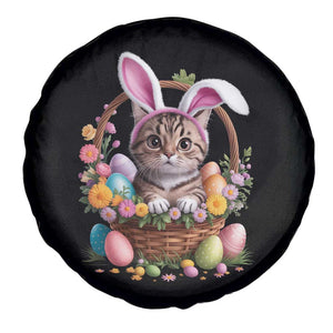Funny Easter Day Cat Bunny Ears Egg Basket Spare Tire Cover TS11 Print Your Wear