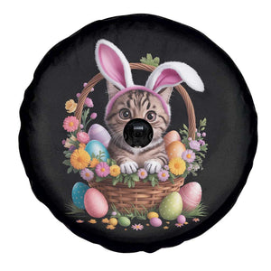 Funny Easter Day Cat Bunny Ears Egg Basket Spare Tire Cover TS11 Print Your Wear