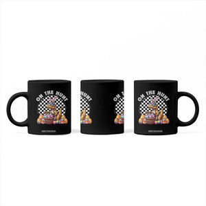 Funny Easter Day Dinosaur Bunny Coffee Mug On The Hunt Egg Hunting TS11 Print Your Wear