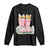 Funny Easter Day Gardening Long Sleeve Shirt Gardener Boots Bunny Ears Colorful Eggs TS11 Black Print Your Wear