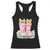 Funny Easter Day Gardening Racerback Tank Top Gardener Boots Bunny Ears Colorful Eggs TS11 Black Print Your Wear