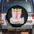 Funny Easter Day Gardening Spare Tire Cover Gardener Boots Bunny Ears Colorful Eggs TS11 No hole Black Print Your Wear