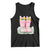 Funny Easter Day Gardening Tank Top Gardener Boots Bunny Ears Colorful Eggs TS11 Black Print Your Wear