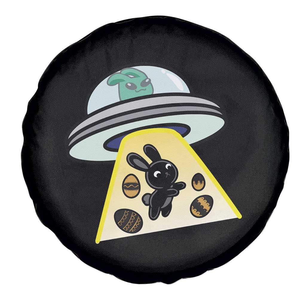 Funny Easter Day UFO Alien Bunny Spare Tire Cover TS11 Print Your Wear
