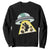 Funny Easter Day UFO Alien Bunny Sweatshirt TS11 Black Print Your Wear