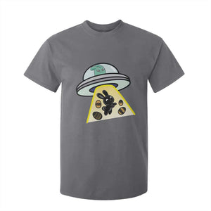 Funny Easter Day UFO Alien Bunny T Shirt For Kid TS11 Charcoal Print Your Wear