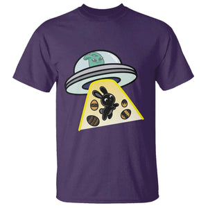 Funny Easter Day UFO Alien Bunny T Shirt TS11 Purple Print Your Wear