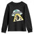 Funny Easter Day UFO Alien Bunny Youth Sweatshirt TS11 Black Print Your Wear