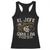 Funny El Jefe Is Grillin Stand Back Racerback Tank Top Mexican Dad Father's Day TS11 Black Print Your Wear