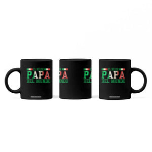 Funny El Mejor Papa Del Mundo Coffee Mug Mexican Father TS11 Print Your Wear