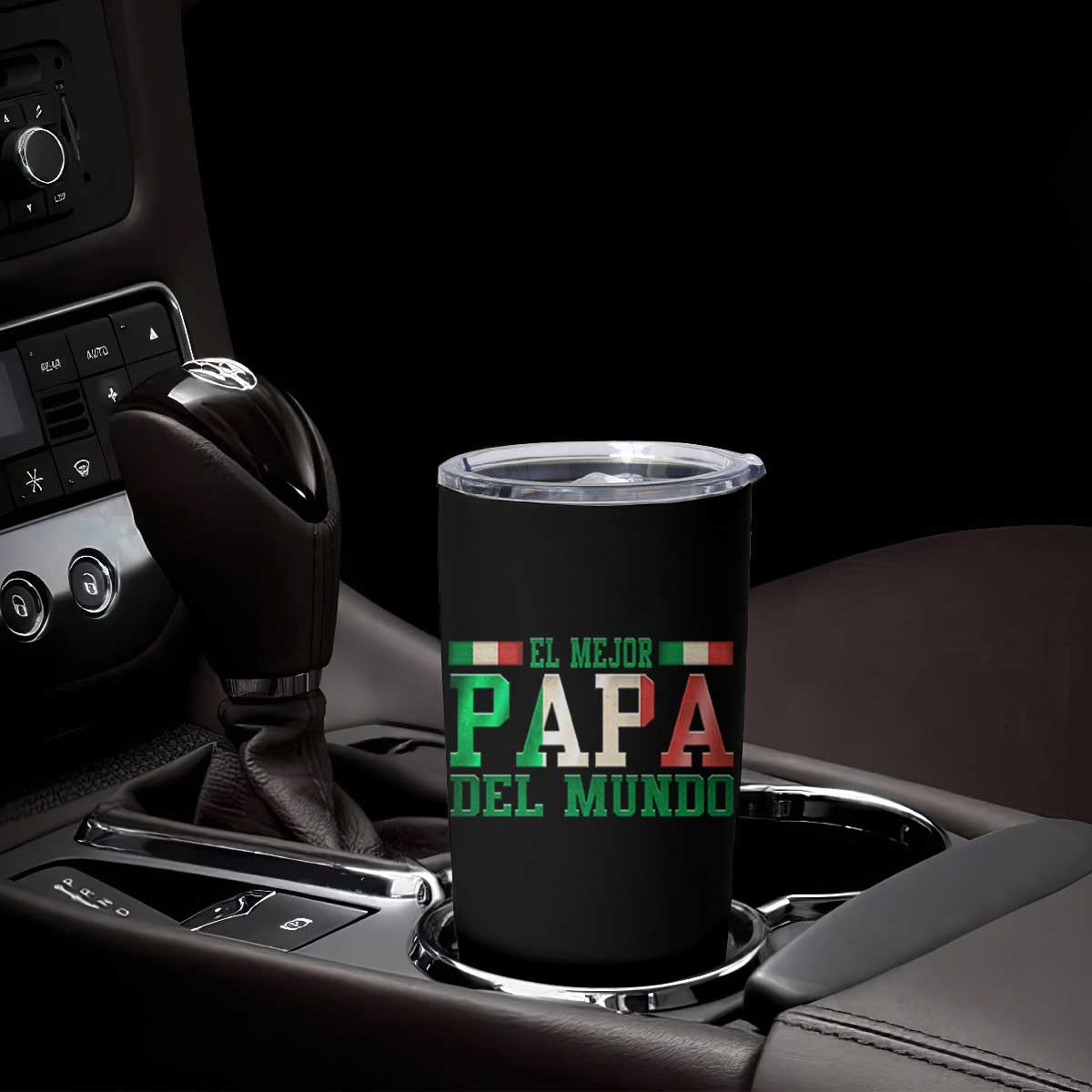 Funny El Mejor Papa Del Mundo Tumbler Cup Mexican Father TS11 Print Your Wear