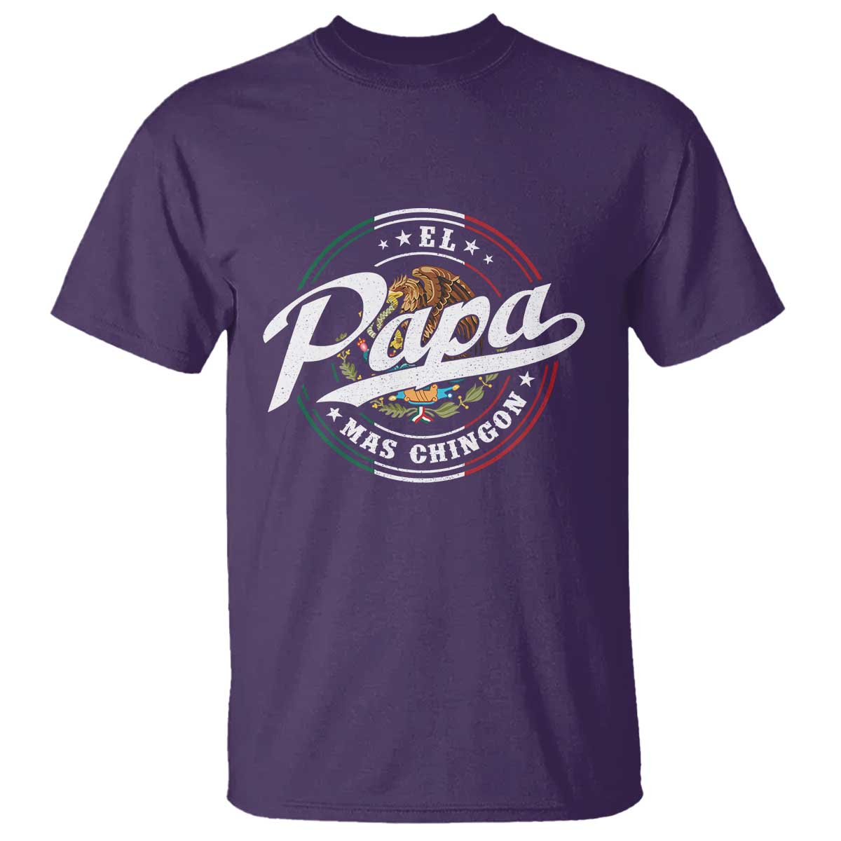 Funny El Papa Mas Chingon T Shirt Best Mexican Dad Father's Day TS11 Purple Print Your Wear