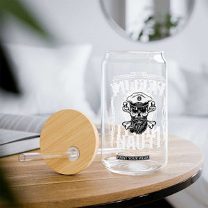 Funny Feelin Nauti Glass Can Boat Captain Pontoon Sailing Sailor Skull TS11 Print Your Wear