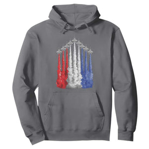 Funny Fighter Jet Airplane American Flag 4th Of July Hoodie TS11 Charcoal Print Your Wear