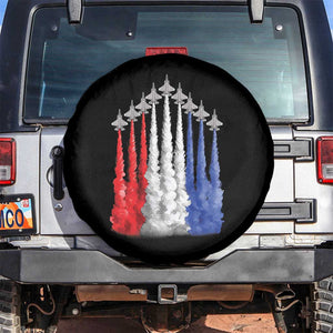 Funny Fighter Jet Airplane American Flag 4th Of July Spare Tire Cover TS11 No hole Black Print Your Wear