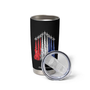 Funny Fighter Jet Airplane American Flag 4th Of July Tumbler Cup TS11 Print Your Wear