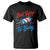 Funny Fireworks Just Here To Bang T Shirt American Flag Firecracker Rocket TS11 Black Print Your Wear