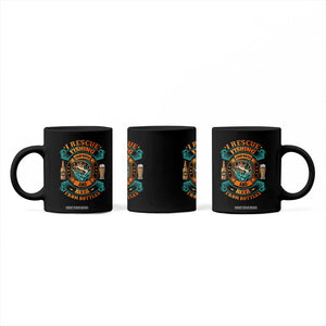 Funny Fishing Drinking Coffee Mug I Rescue Fish From Water And Beer From Bottles TS09 Print Your Wear