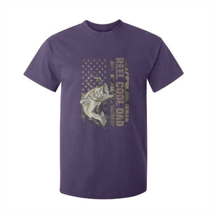Funny Fishing Vintage Reel Cool Dad T Shirt For Kid Camo American Flag USA Bass Fish Fisherman TS10 Purple Print Your Wear