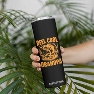 Funny Fishing Vintage Reel Cool Grandpa Skinny Tumbler TS10 Print Your Wear