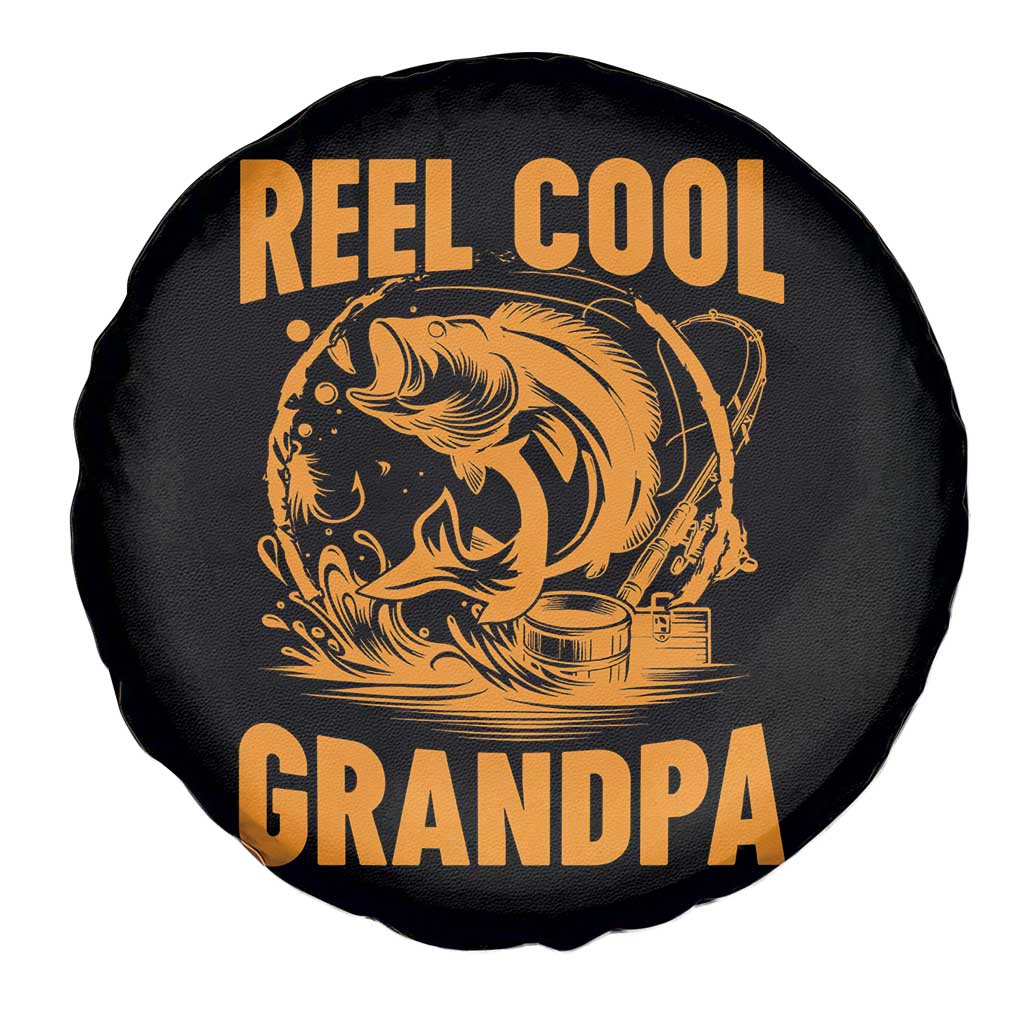 Funny Fishing Vintage Reel Cool Grandpa Spare Tire Cover TS10 Print Your Wear