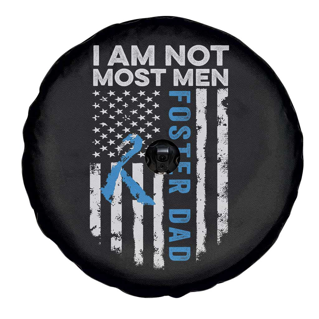 Funny Foster Parent Foster Dad Spare Tire Cover I Am Not Most Men American Flag TS11 Print Your Wear