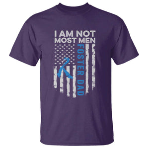 Funny Foster Parent Foster Dad T Shirt I Am Not Most Men American Flag TS11 Purple Print Your Wear
