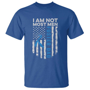 Funny Foster Parent Foster Dad T Shirt I Am Not Most Men American Flag TS11 Royal Blue Print Your Wear