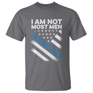 Funny Foster Parent I Am Not Most Men Foster Dad T Shirt American Flag TS11 Charcoal Print Your Wear