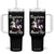 Funny Founding Father Patriotic Drinking Tumbler With Handle Regulators Mount Up 4th of July TS02 One Size: 40 oz Black Print Your Wear