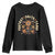Funny Foxtrot Delta Tango Youth Sweatshirt Vintage Floral Retro Groovy TS11 Black Print Your Wear