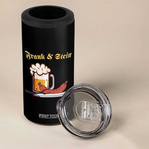 Funny Frank & Stein 4 in 1 Can Cooler Tumbler German Beer Drinking Oktoberfest Sausage TS11 Print Your Wear