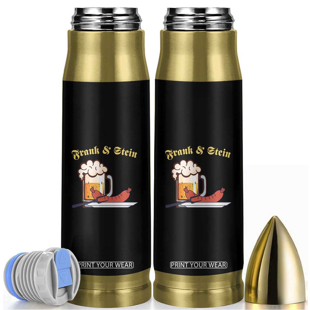 Funny Frank & Stein Bullet Tumbler German Beer Drinking Oktoberfest Sausage TS11 Black Print Your Wear