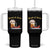 Funny Frank & Stein Tumbler With Handle German Beer Drinking Oktoberfest Sausage TS11 One Size: 40 oz Black Print Your Wear