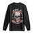 Funny Gen X Long Sleeve Shirt The Badass Generation Before All You Sissies Were Vintage Skull TS11 Black Print Your Wear