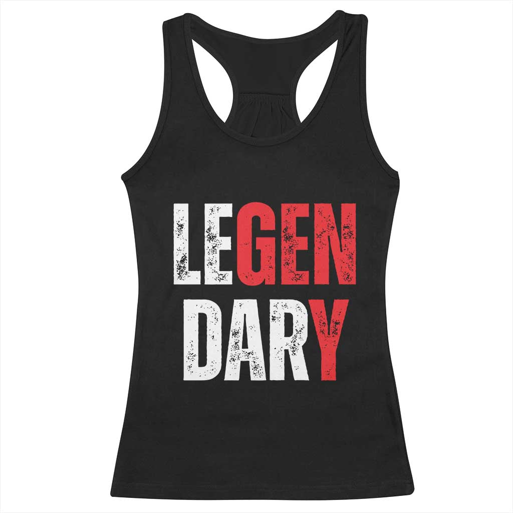 Funny Gen Y Legendary Racerback Tank Top Vintage Generation Y TS11 Black Print Your Wear