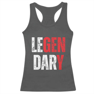 Funny Gen Y Legendary Racerback Tank Top Vintage Generation Y TS11 Dark Heather Print Your Wear