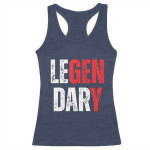Funny Gen Y Legendary Racerback Tank Top Vintage Generation Y TS11 Navy Print Your Wear