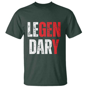 Funny Gen Y Legendary T Shirt Vintage Generation Y TS11 Dark Forest Green Print Your Wear