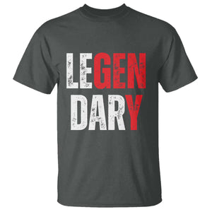 Funny Gen Y Legendary T Shirt Vintage Generation Y TS11 Dark Heather Print Your Wear