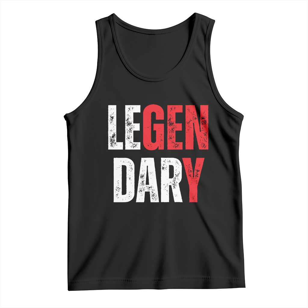 Funny Gen Y Legendary Tank Top Vintage Generation Y TS11 Black Print Your Wear
