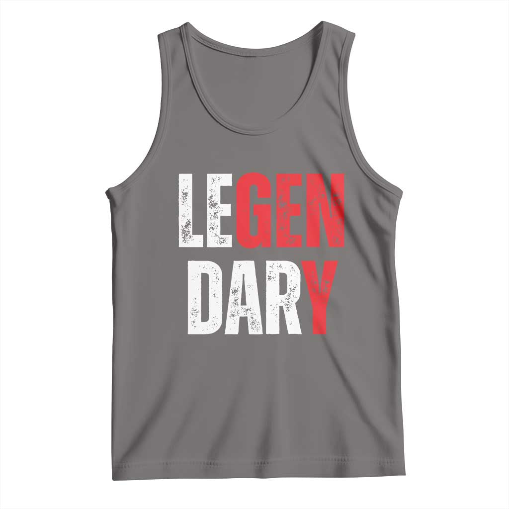 Funny Gen Y Legendary Tank Top Vintage Generation Y TS11 Deep Heather Print Your Wear