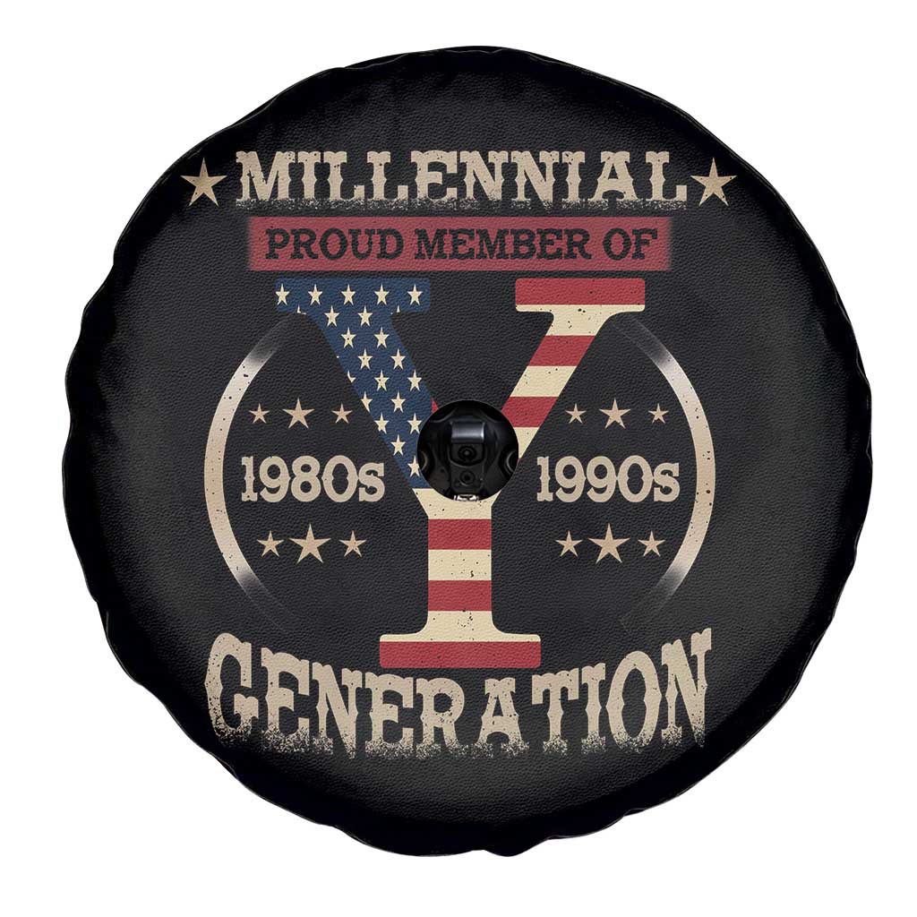 Funny Gen Y Spare Tire Cover Millennial proud Member Of Y Generation TS11 Print Your Wear